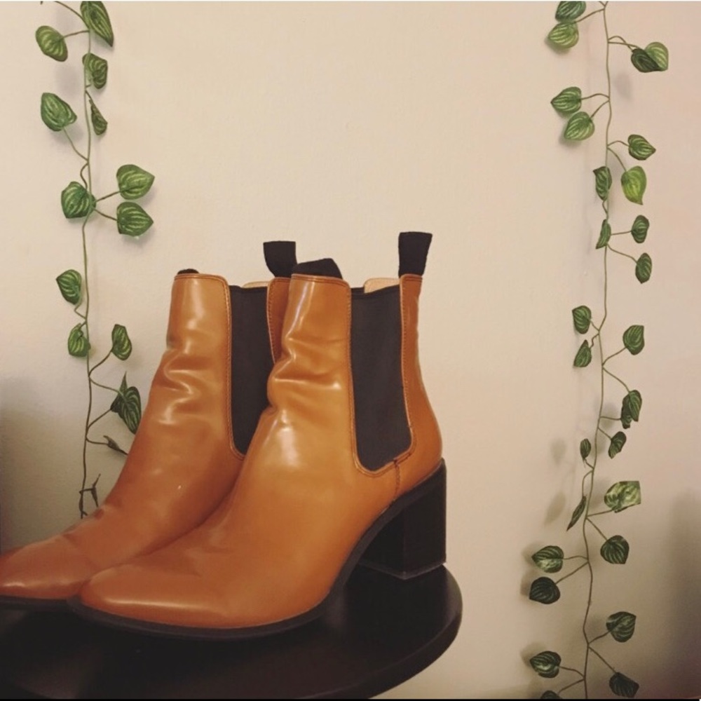 Faryl Robin Brown and Black Booties